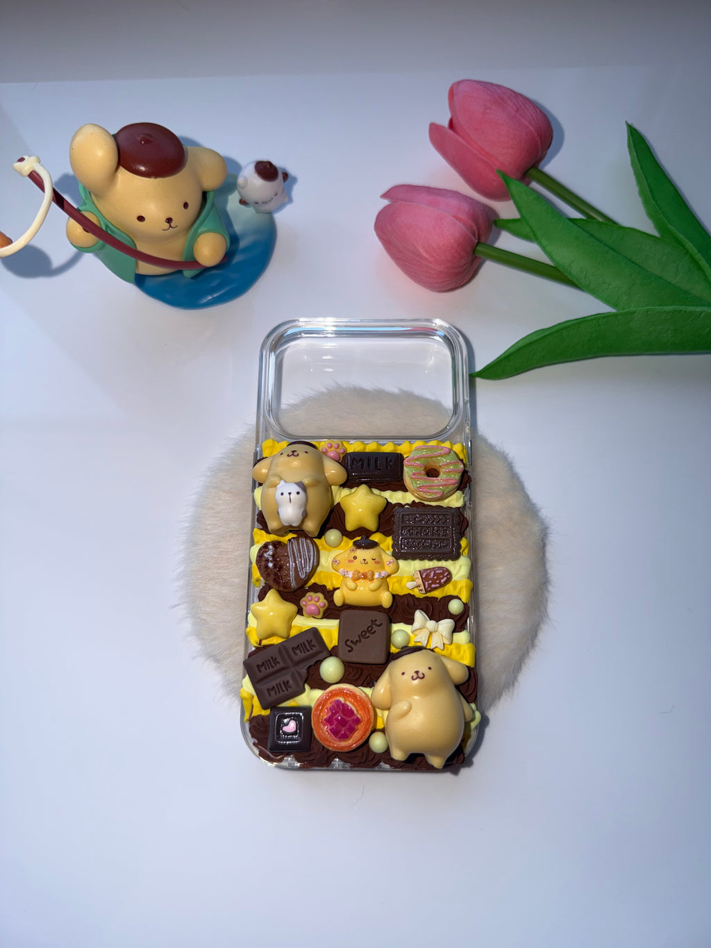 Pompompurin sweet treats phone case